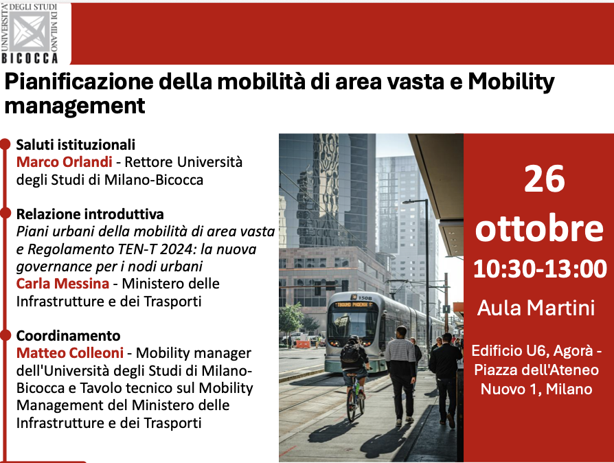 Pianificazione della mobilità di area vasta e Mobility management